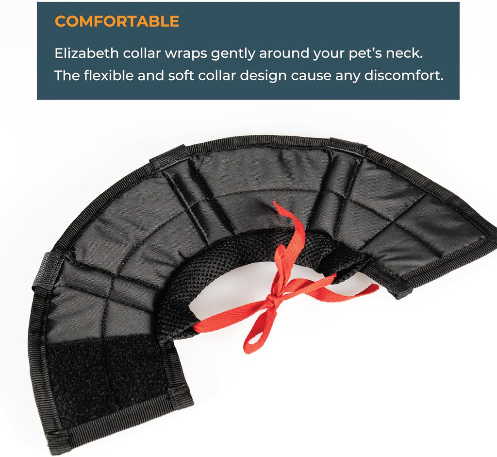 Cat Cone Collar - Soft Adjustable Cat Elizabethan Healing Collar – Lightweight Wound‑Protection Neck Cone for Licking/Biting Prevention, Fits Neck 6.5″–10.5″, Ideal Post‑Surgery & Injury Care