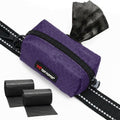 Tuff Pupper Dog Poop Bag Holder | Works with Any Dog Leash | Zippered Waste Bag Dispenser | Waterproof with Rust-Proof Clip | Convenient Lightweight Design | Includes 2 Rolls of Leak-Proof Bags