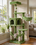 Hey-brother Cat Tree, Multi-Level Sisal Covered Scratching Posts, MPJ050GR
