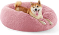 Bedsure Calming Dog Bed Medium Size Dog Donut Washable Pet Bed,30ins