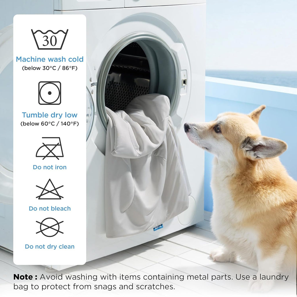 Bedsure Breathable Lightweight Cooling Blanket for Large Dogs,Q-MAX>0.4,XL