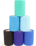 Self Adhesive Bandage Wrap Animal Cohesive Bandage Self Adherent Wrap First Aid Tape for Dogs Cats Horses Birds & Wrist Healing Ankle Sprain Swelling