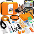 Pet First Aid Kit for Dogs - Pet Emergency Kit for Camping Hiking Traveling Hunting and Sports (Orange)