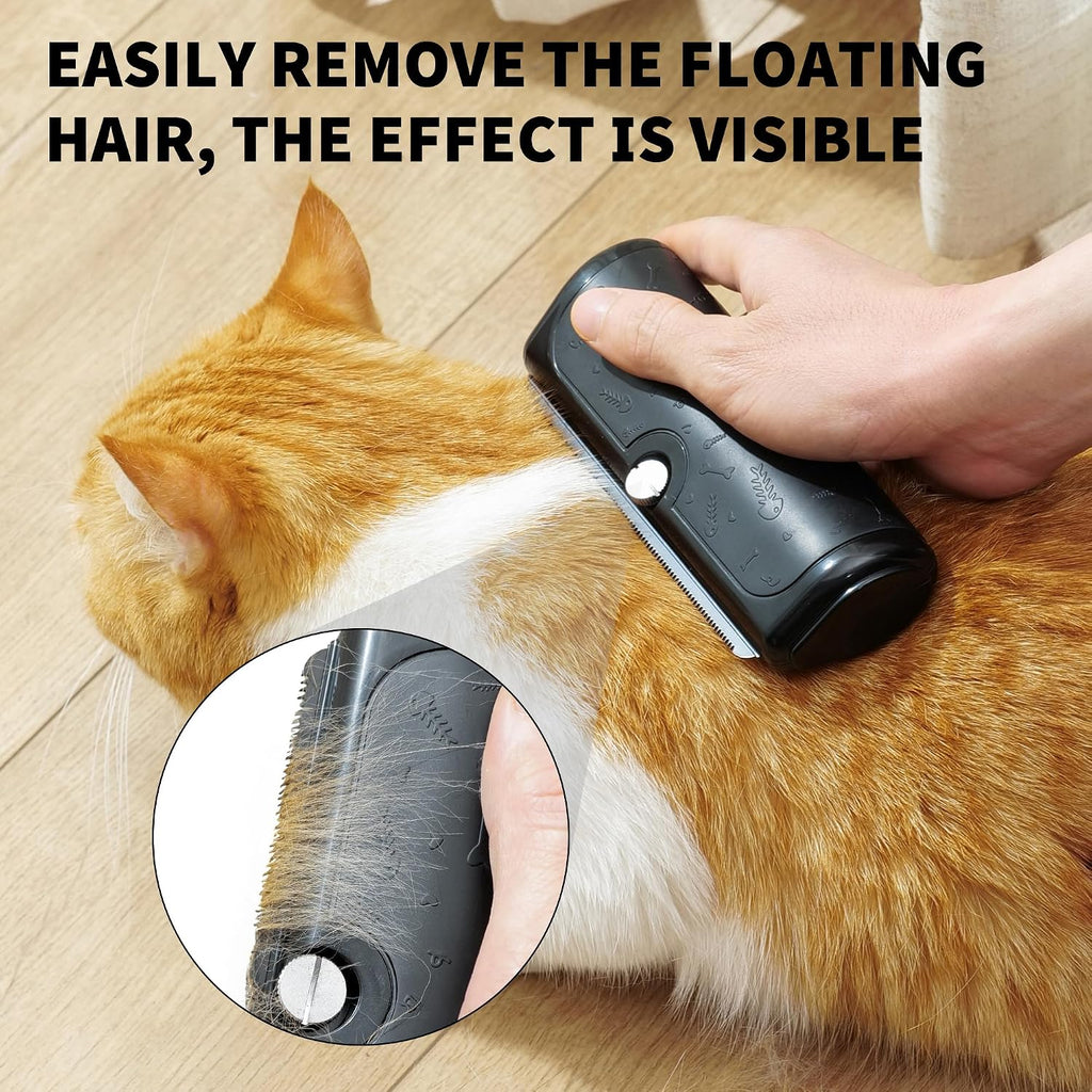 Deshedding Dog Brush for Short Hair, Black