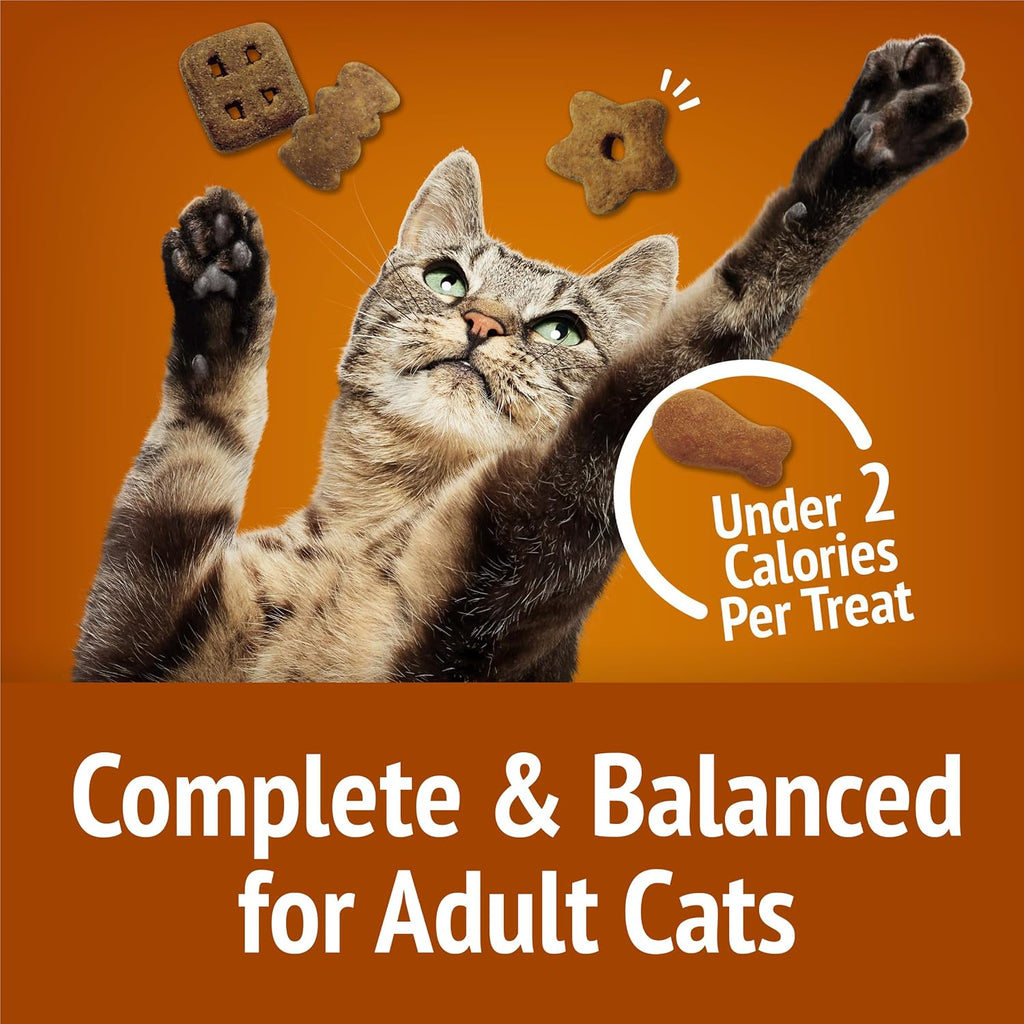Friskies Purina Party Mix Chicken Lovers Crunch Cat Treats, 30 oz Canister