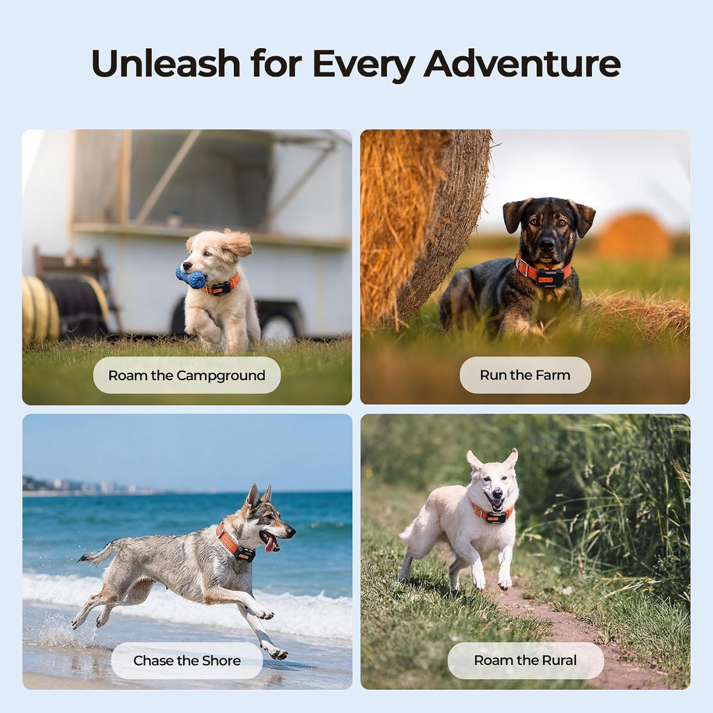 No Monthly Fee Dog Tracker (Add‑On Unit Only),Off‑Grid GPS Collar Tracker