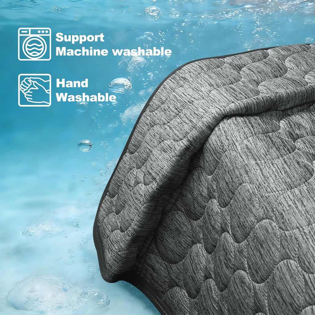 Dog Cooling Mat,40''x28'' Pet Cooling Mat for Floor, Breathable Gel-Free