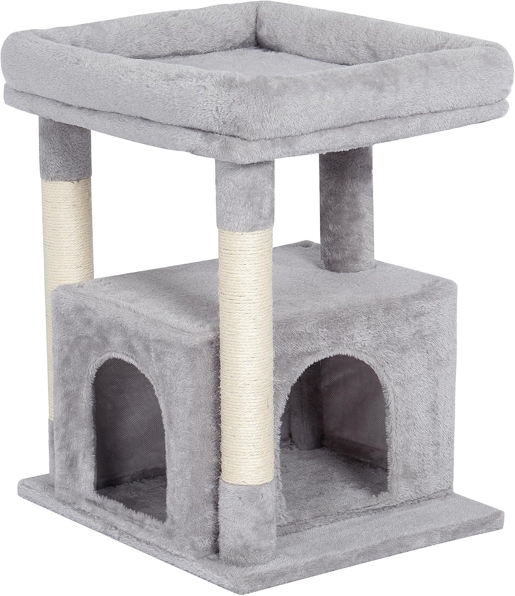 23.6" Cat Tree for Large Cat, 19 * 15.8 in Large Perch, Light Gray