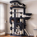 Gitelsnour 74.4'' Cat Tree Tower for Large Cats with Removable Bed, GCT803G