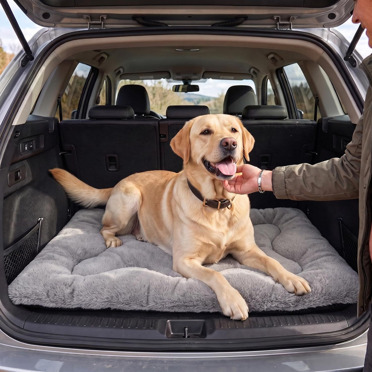 Dog Bed 42" for Metal Crate Pad,Washable Sleeping Mat for Medium/Large Pets