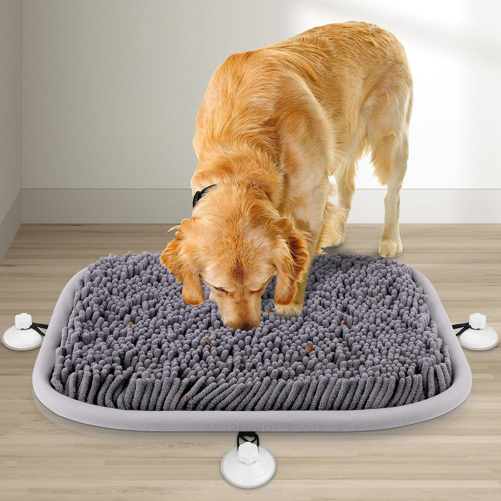 Rundik Snuffle Mat for Dogs, Interactive Puzzle Toys Feeding Games for Pets | 20'' x 28'' Sniff Mat for Boredom Helps Slow Eating and Keep Busy Encourages Natural Foraging Skills Stress Relief