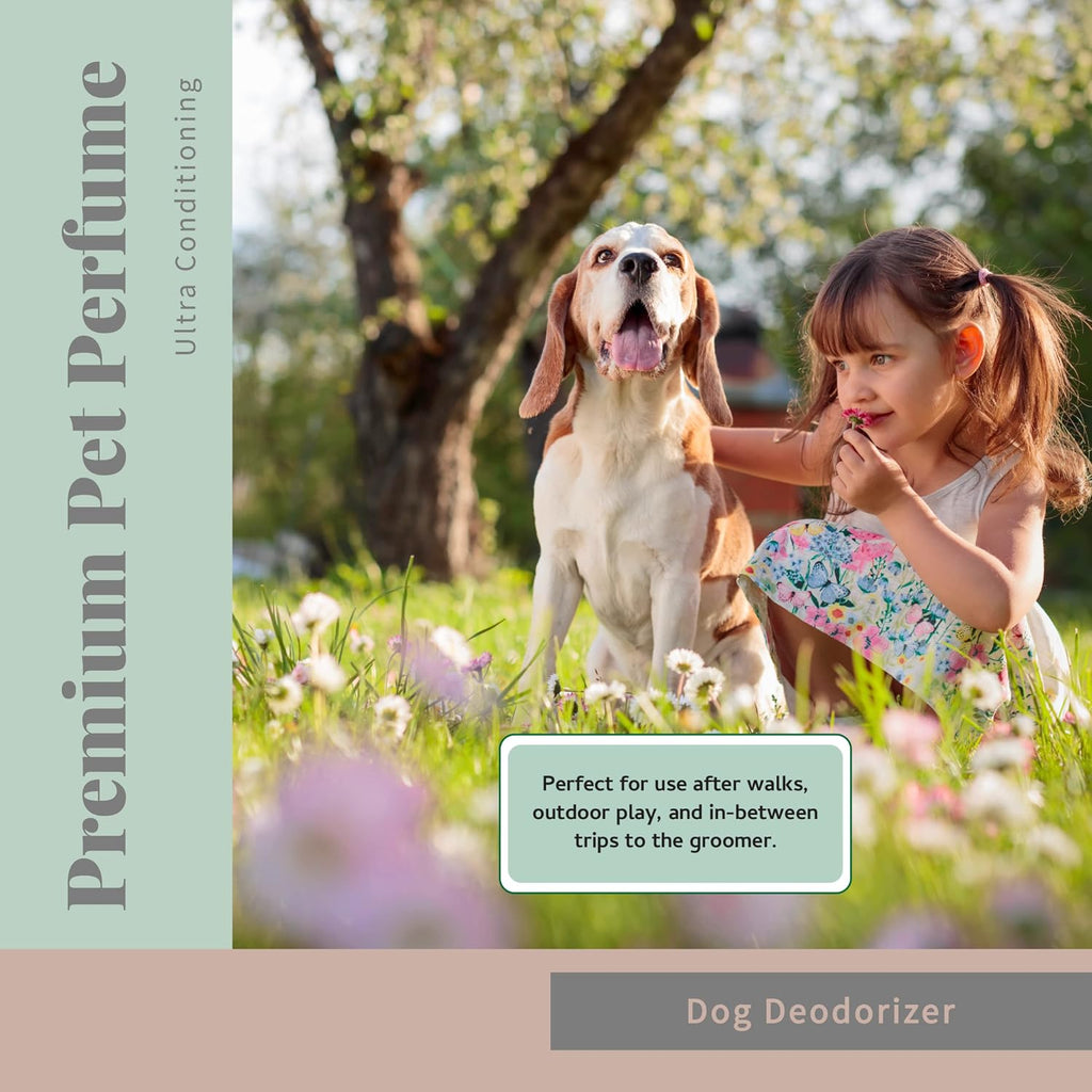 Begley's Pet Cologne and Deodorizer - Premium Essential Oil Dog Perfume Spray Long Lasting and Pet Odor Eliminator - Cat Perfume and Dog Cologne Spray - Peppermint - 4 oz