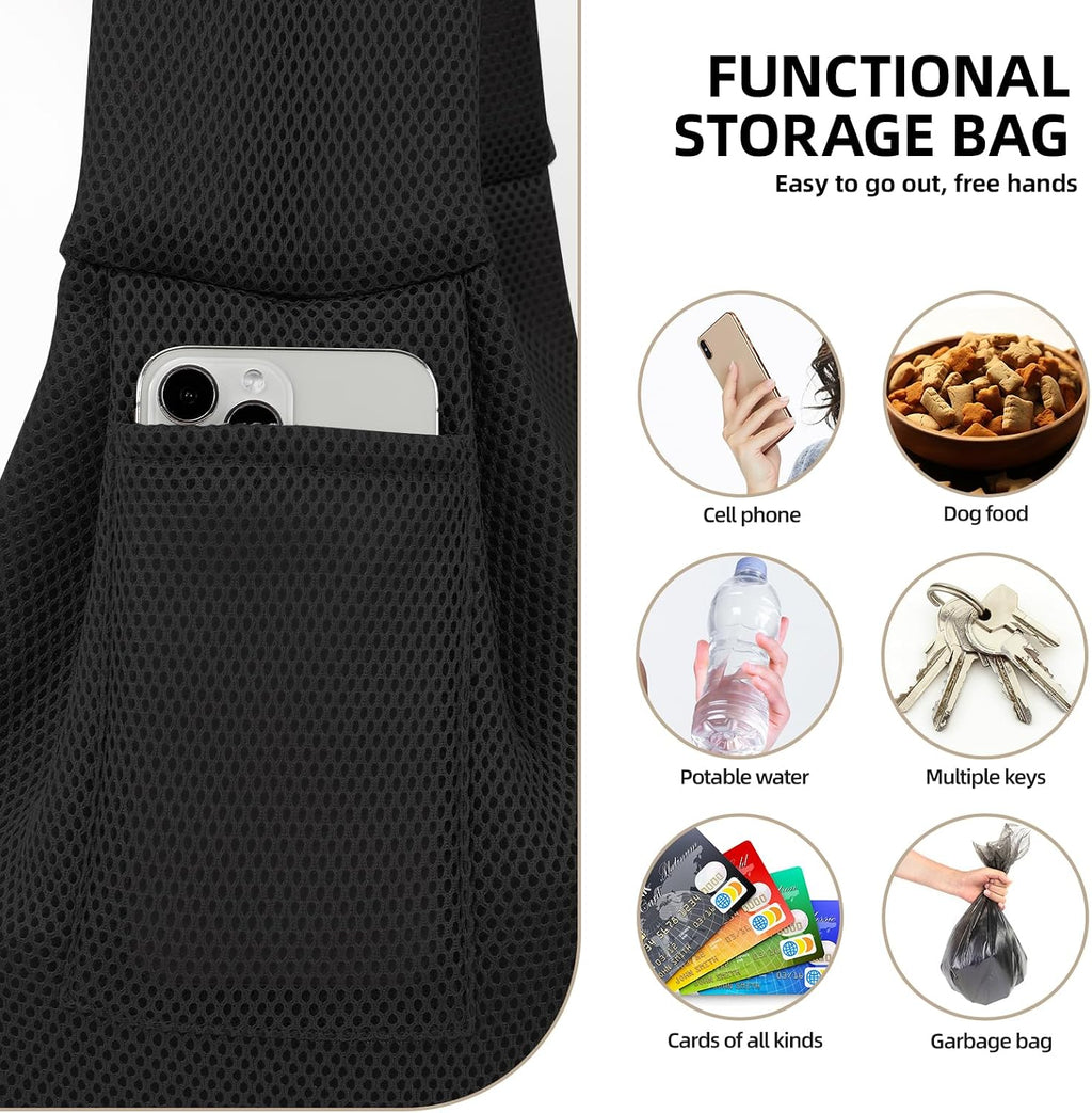 Dog and Cats Carrier Sling, Breathable Puppy Small Pet Carrier with Pocke