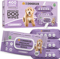 Dog Wipes, Deodorizing & Cleaning, Lavender Scent, Made in USA, 400 Count