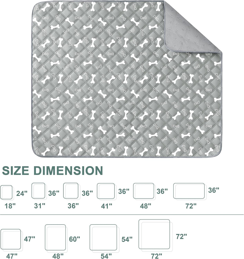Eterish Reusable Washable Pee Pads for Dogs Large/Extra Large 36'' x 41'' 2 Pack, Absorbent Pet Puppy Dog Training Pads Non-Slip, Waterproof Whelping Potty Pads for Dogs Leak-Proof