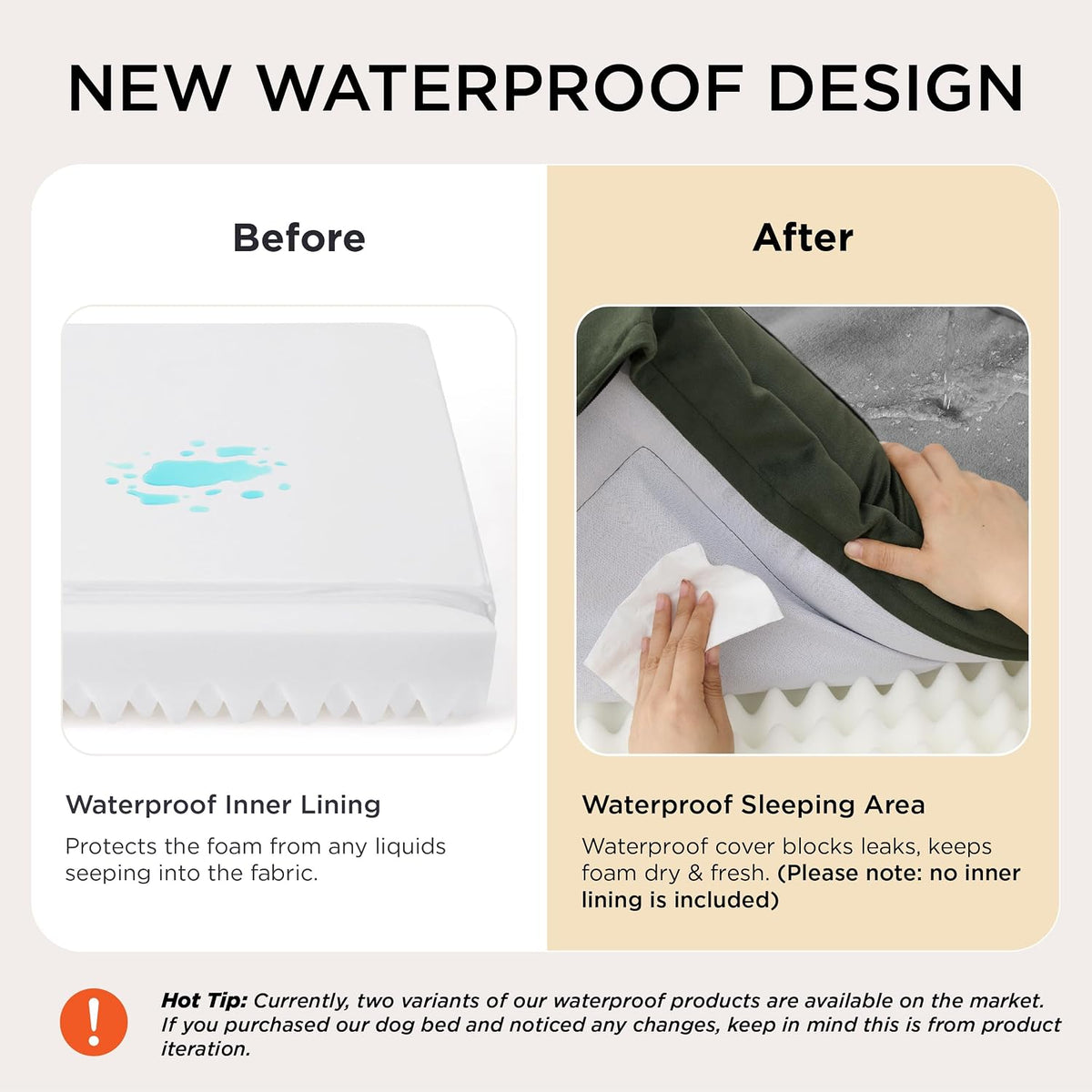 Bedsure Orthopedic Dog Beds for Medium Dogs Washable Original Design