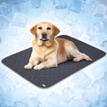 PetAmi Waterproof Dog Cooling Mat Pet Pad for Crate Couch Bed, Grey, 40x60