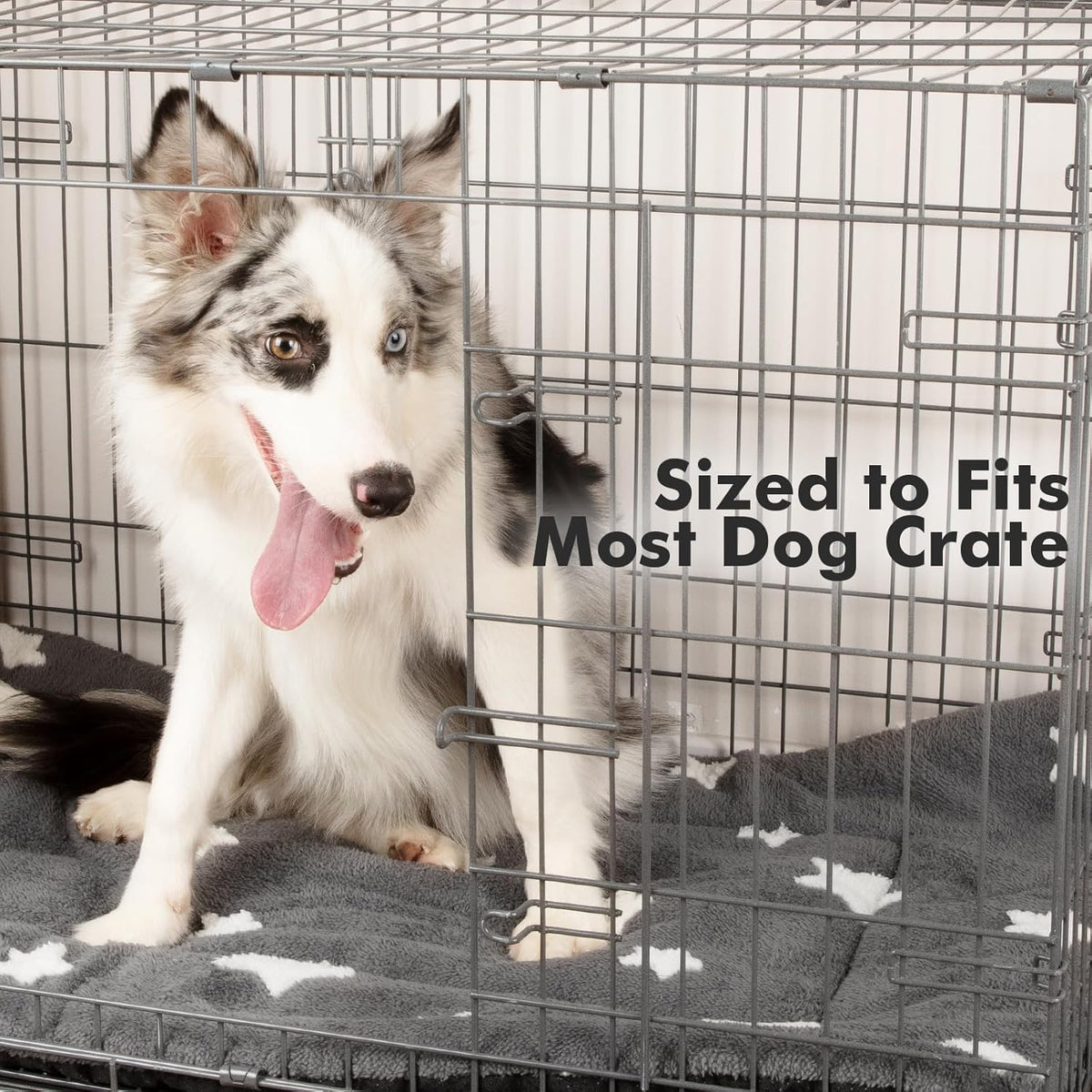 Mora Pets Dog Crate Pad Washable Cat Dog Bed for Crate Flat Pet Kennel Mat