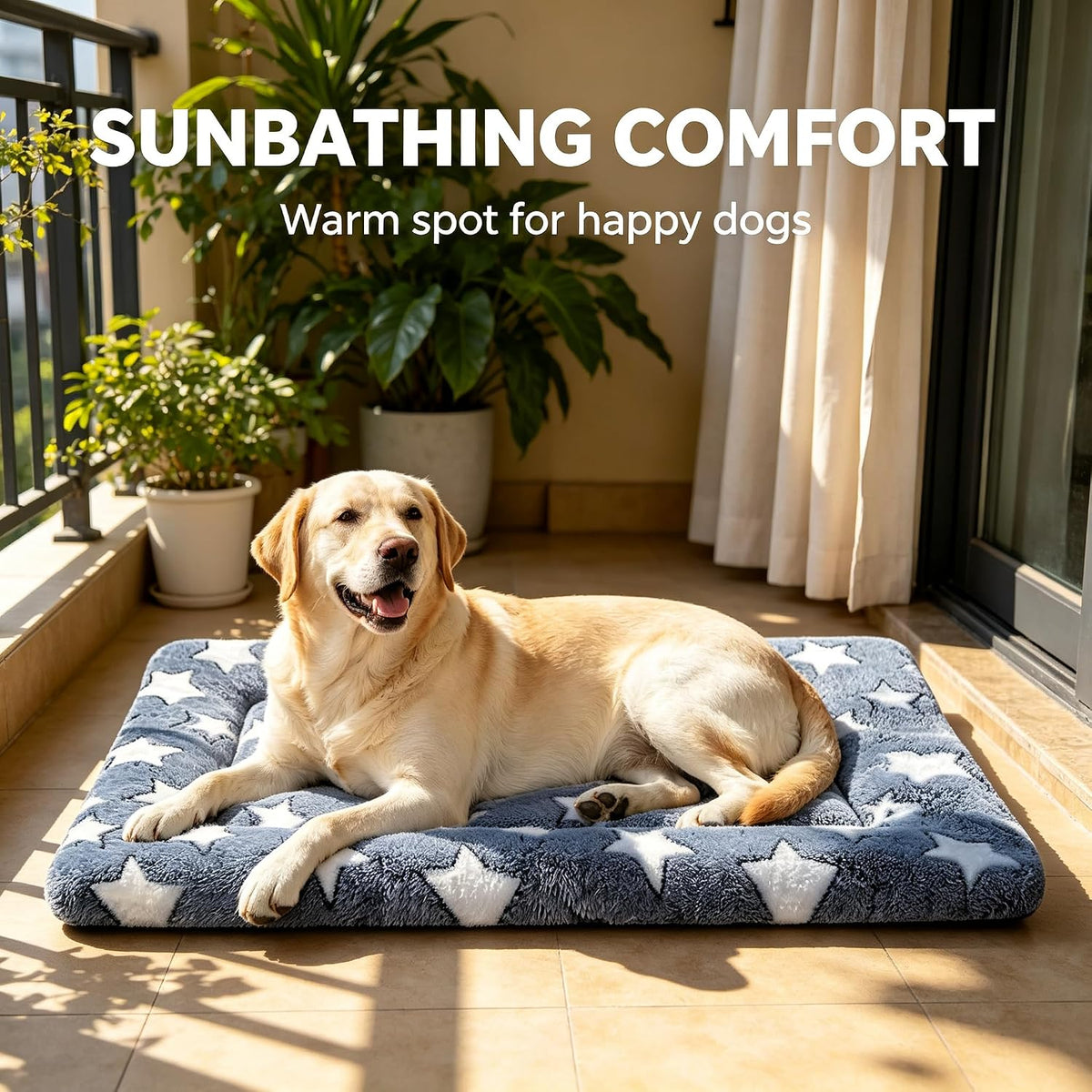 Dog Bed Mat - Reversible Dog Crate Bed Mats, Soft & Breathable Kennel Pad, Durable Crate Bed for Small Medium Large Dogs & Cats