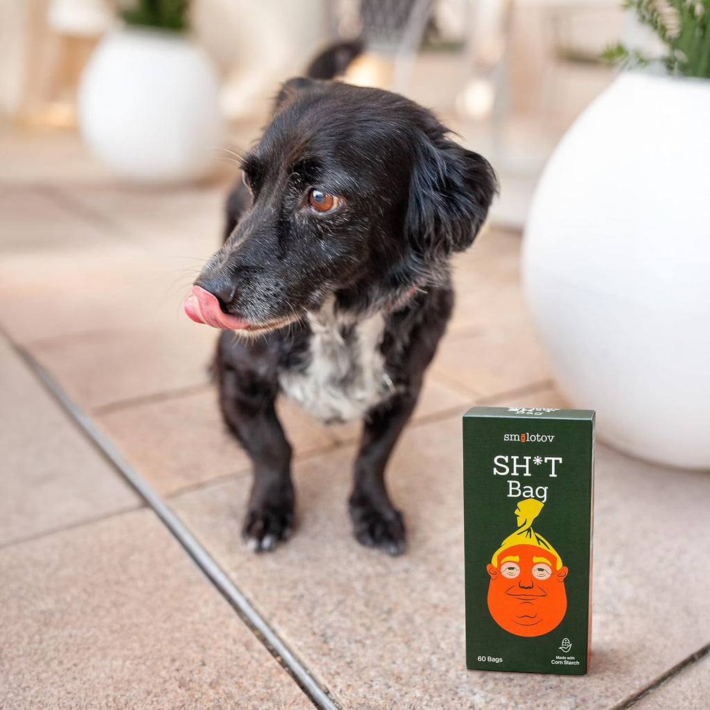 Dog Poop Bags Rolls, Unscented, Leakproof, Stable Genius, 60 Bags | The original viral bag — 4 pet waste refills, 15 per roll, easy tear-off. Unscented, 4 Rolls