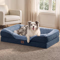 EHEYCIGA Orthopedic XL Dog Bed for Large Dog, Memory Foam Dog Couch, Navy