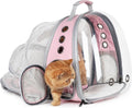 Lollimeow Expandable Bubble Cat Carrier Backpack, Supports up to 14 lbs