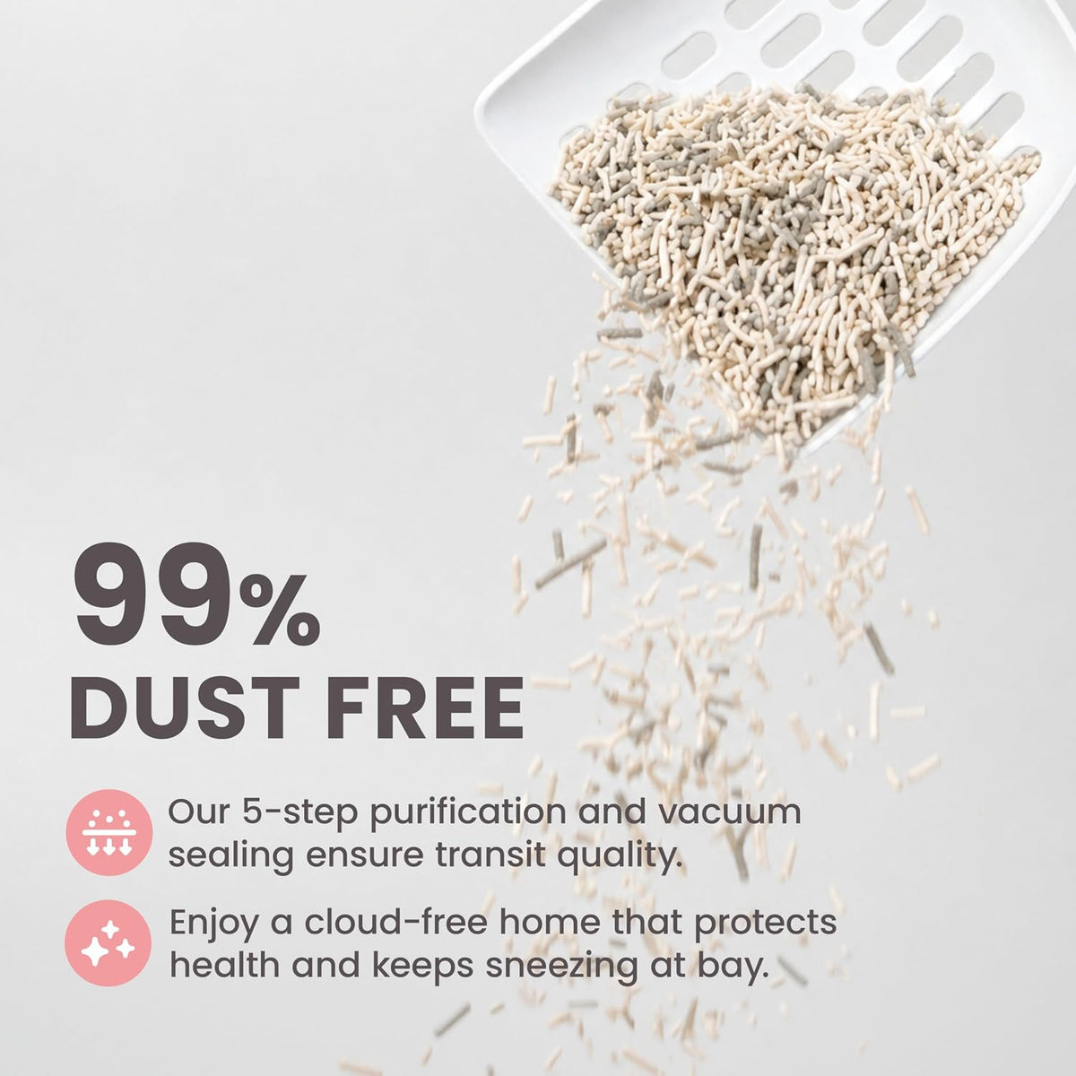 Lady N Tofu Cat Litter, Low Dust Compatible with Auto-Box Unscented 9lb | Mini-Pellet Shape, Strong Clumping, Ultra Absorbent, Activated Charcoal Odor Control