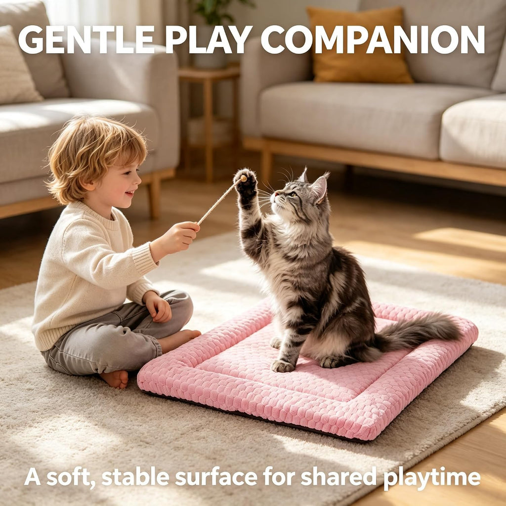 Cat Bed Mat - Durable & Cute Crate Beds for Extra Small Dogs & Cats, Comfortable Kennel Pad for Home, Crate & Travel