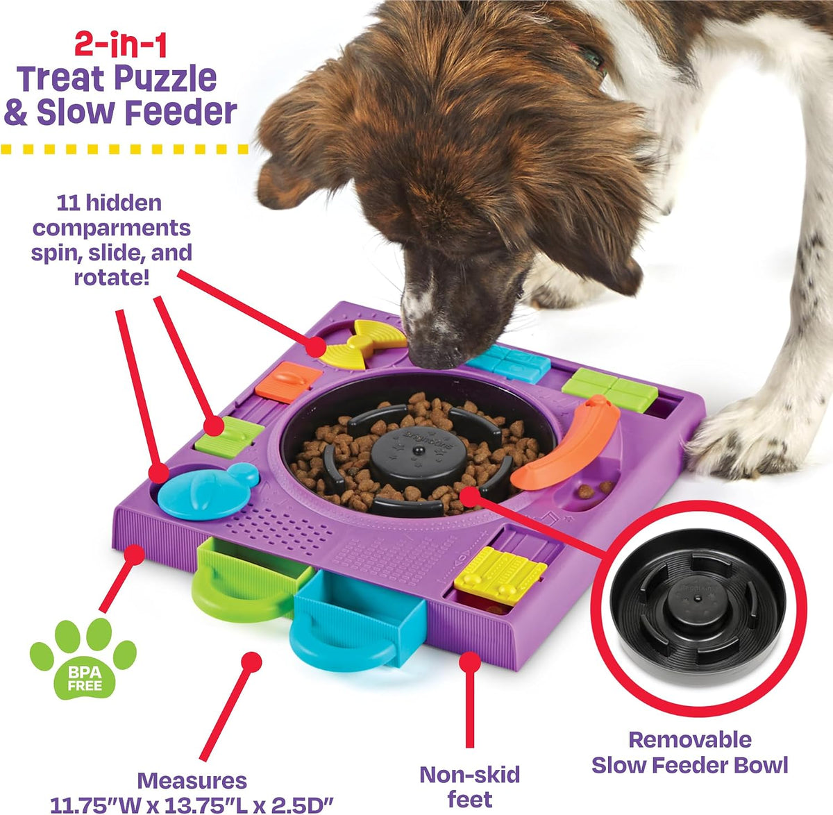 Learning Resources Brightkins DJ Doggo Puzzle Feeder