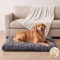 Washable Orthopedic Dog Bed Medium Size Dog Crate Bed Mat 36" Char.