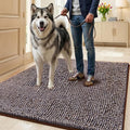 EHEYCIGA 60x24in.Super Absorbent Dog Door Mat for Muddy Paws Entryway Rug