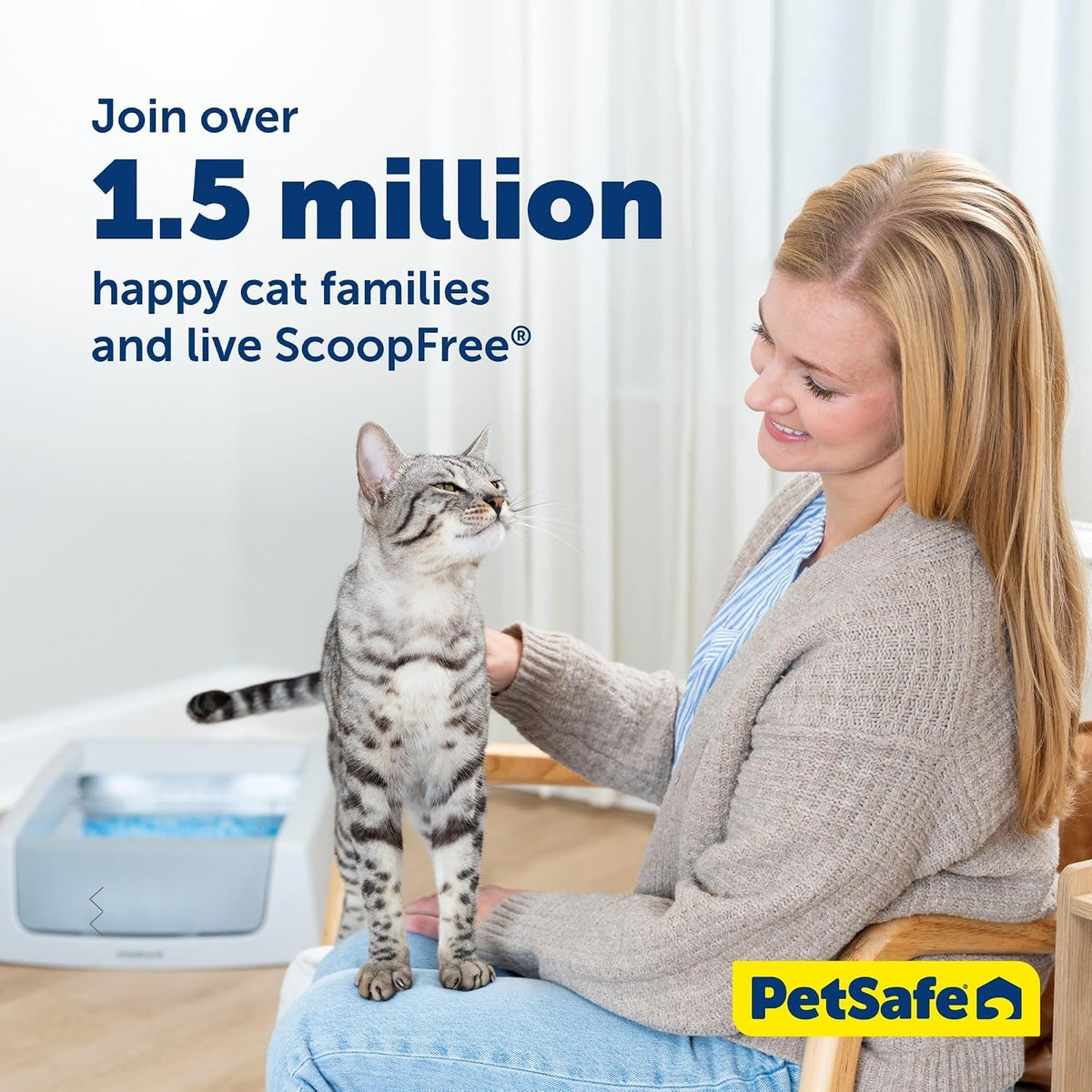 PetSafe ScoopFree Disposable Crystal Cat Litter Tray, Fresh Scent, 4-Pack