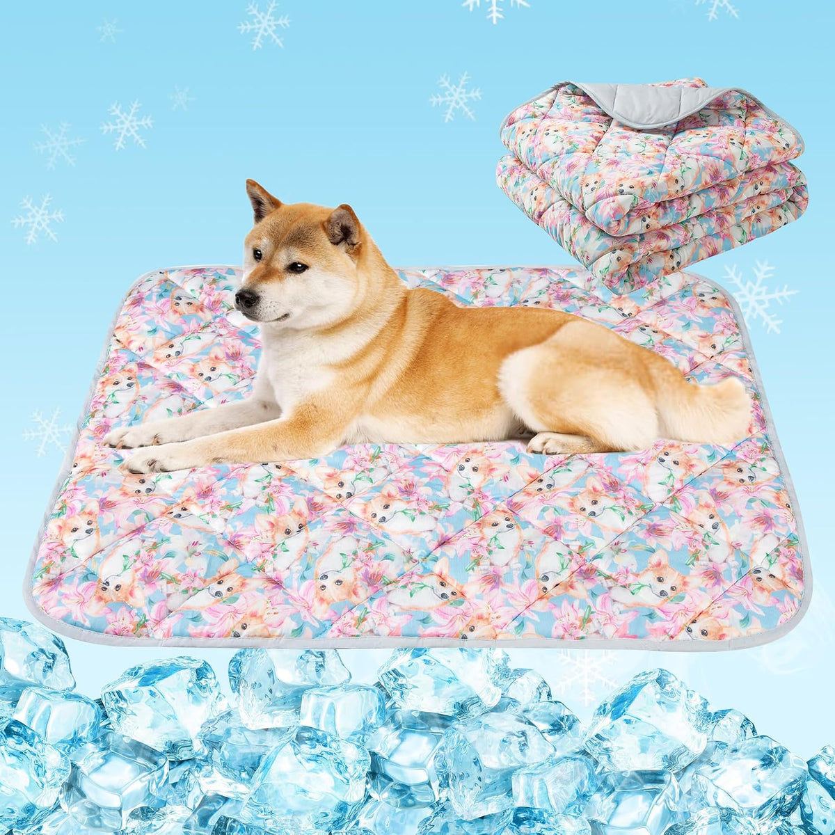Dog Cooling Mat Large Dog Cooling Mat Indoor Nylon 40 x 60 Inch