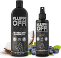 Fluff Off! by Girl With The Dogs, Natural Deshedding Dog & Cat Shampoo 16 Oz and Pet Scent 8 Oz