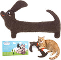 ETEKYER Refillable Catnip Cat Kicker Toy, Large, 13.77 Inches | Crinkle Sound, Durable and Soft, For Indoor Cats, Boredom Relief Interactive Fun