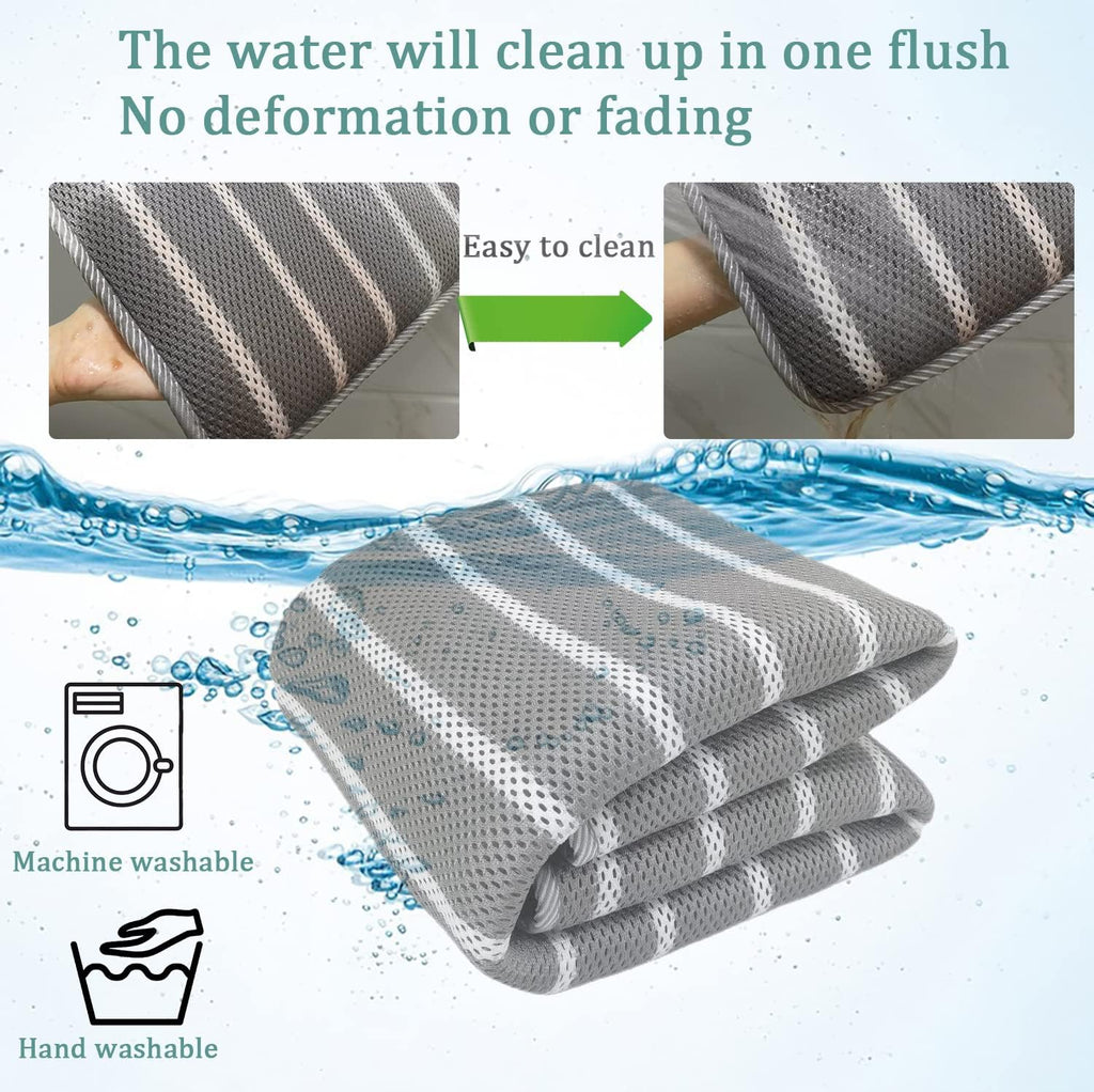 REEZEIVI Breathable 3D Air Mesh Pet Mat,Anti-Slip Bottom,Washable,30X19