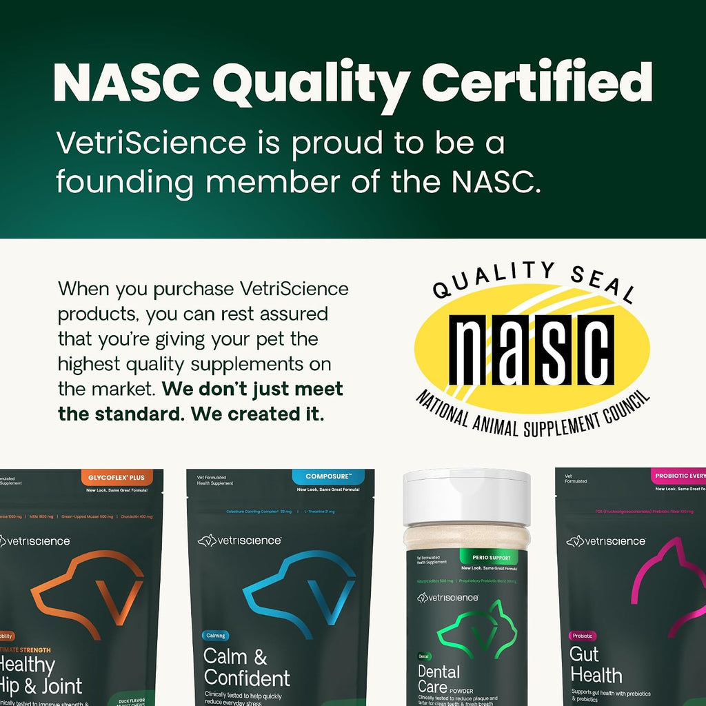 VetriScience Ultimate Strength Healthy Hip & Joint for Dogs, Bacon, 120ct