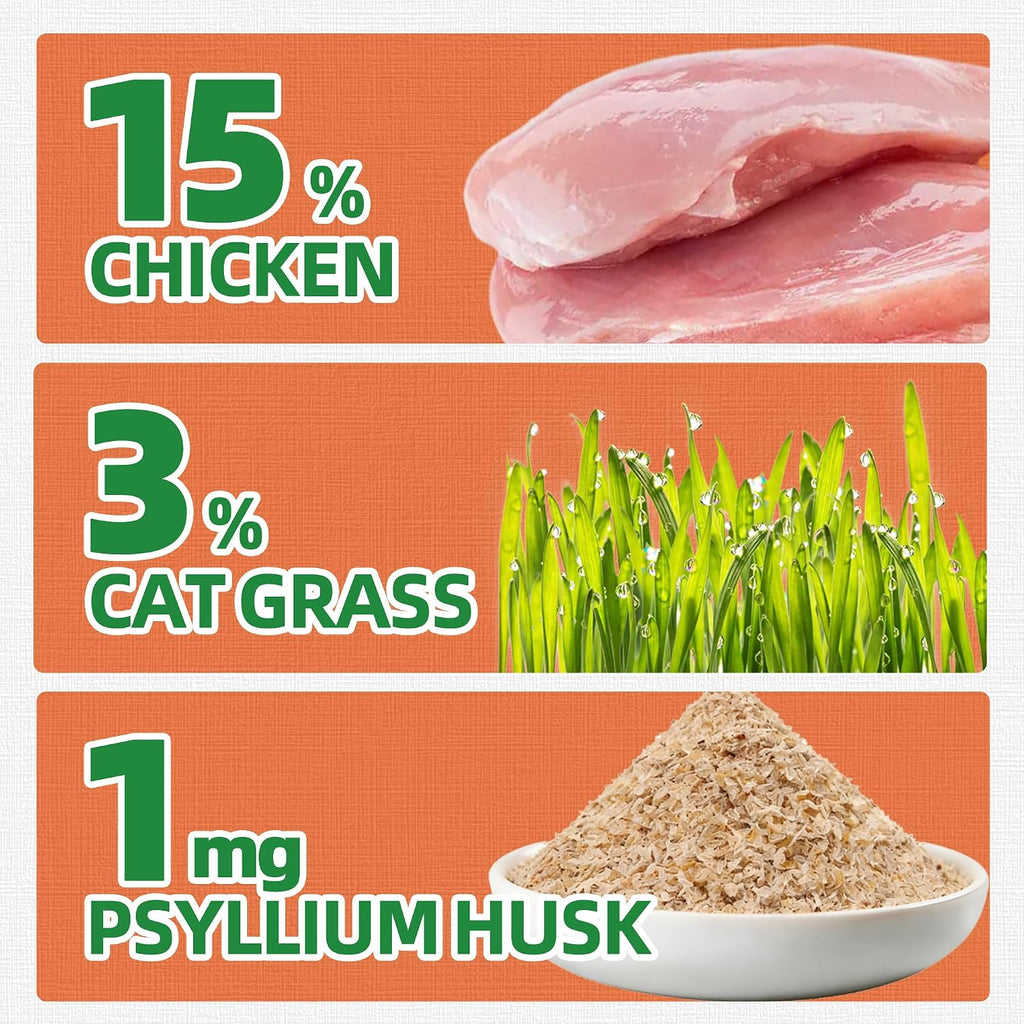 Just Try Hairball Support Healthy Cat Training Treats