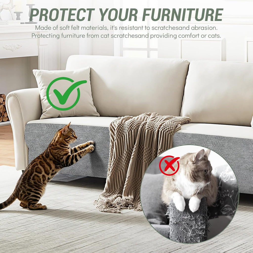 SEPAZON Cat Scratch Couch Furniture Protector, 39.3x15.8In
