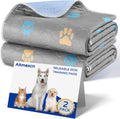 Aitmexcn Washable Pee Pads for Dogs, 4 Reusable Puppy Pads, 32'' x 36'' | Highly Absorbent, Waterproof Layer, Machine Washable, Non-Slip Bottom, For Puppy Training and Crates