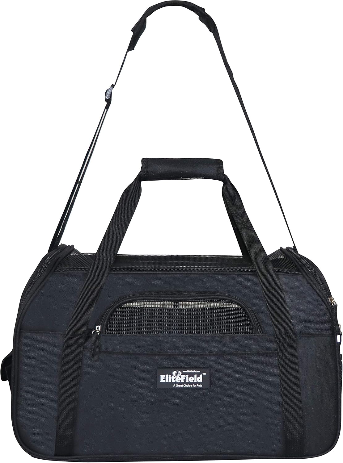 EliteField Soft-Sided Pet Carrier for Cats & Small Dogs (3-Year Warranty)