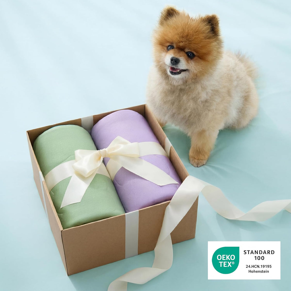 LE SURE ApexCloud™ Premium Cooling Blankets for Large Dogs Q-MAX>0.4,50x60