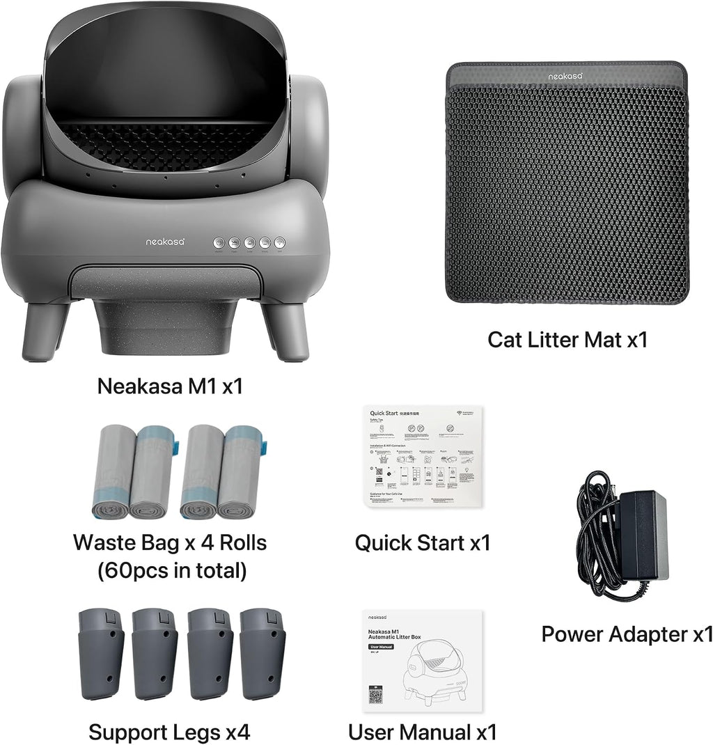 Neakasa M1 Plus Self-Cleaning Litter Box Bundle with 2-Year Protection Plan