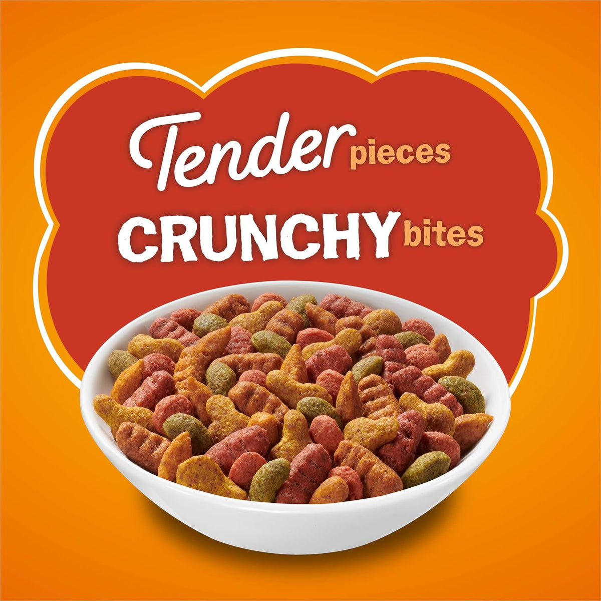 Purina Friskies Dry Cat Food, Tender & Crunchy Combo - 6.3 lb. Bag
