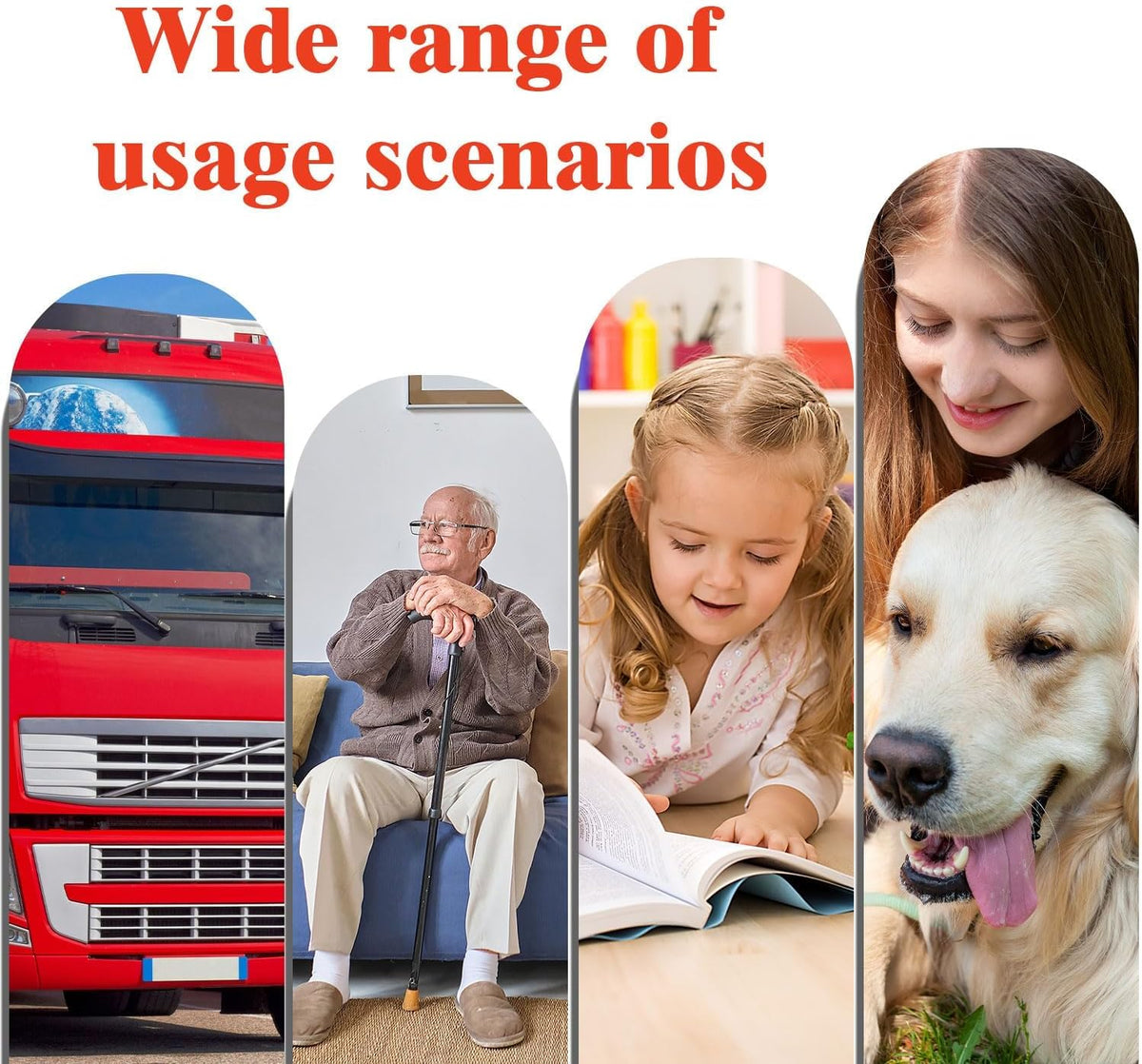 Pet GPS Tracker for Dogs & Cats, Smart GPS Collar with Real‑Time Tracking