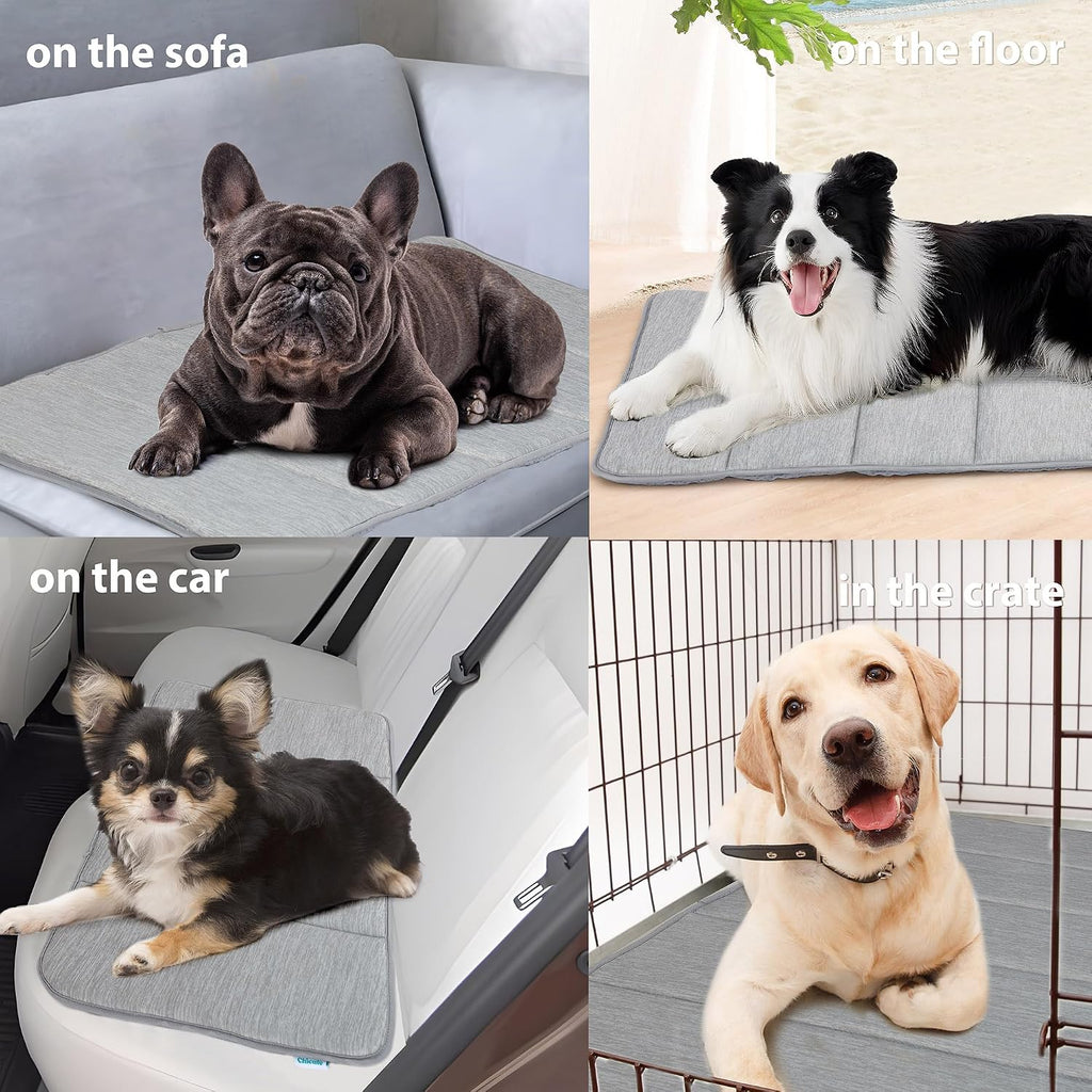 Dog Cooling Mat for Large Dogs, 41"x27" Memory Foam Pet Pad
