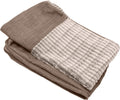Furhaven Replacement Dog Bed Cover Luxe Faux Fur & Performance Linen Sofa-Style, Machine Washable - Woodsmoke, Jumbo (X-Large)