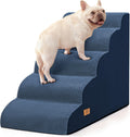 Dog Stairs for High Beds 22.4" H,5-Step Pet Ramp for Small & Medium Dogs