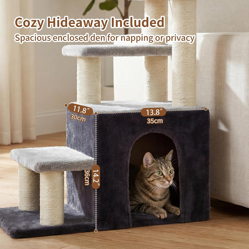 Heybly Cat Scratching Post, Pet Steps for Indoor Cats and Dogs, HSP002SGW