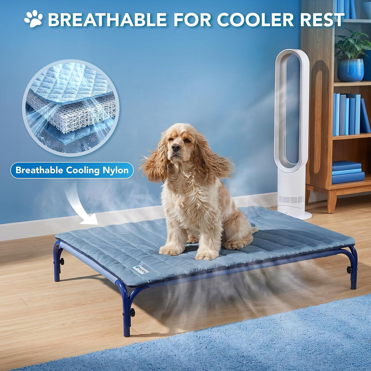 PetAmi Dog Cooling Mat Blanket Pet Pad for Small Medium Cat, Small, 24x32